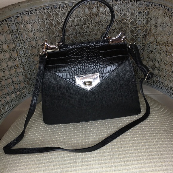 New Italian Kelly Bag - Black Leather - Picture 5 of 9